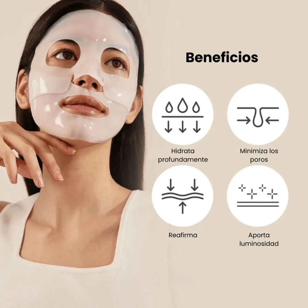 Mascarilla de Bio-Colágeno - Piel Firme y Radiante sin Esfuerzo