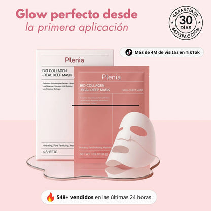 Mascarilla de Bio-Colágeno - Piel Firme y Radiante sin Esfuerzo