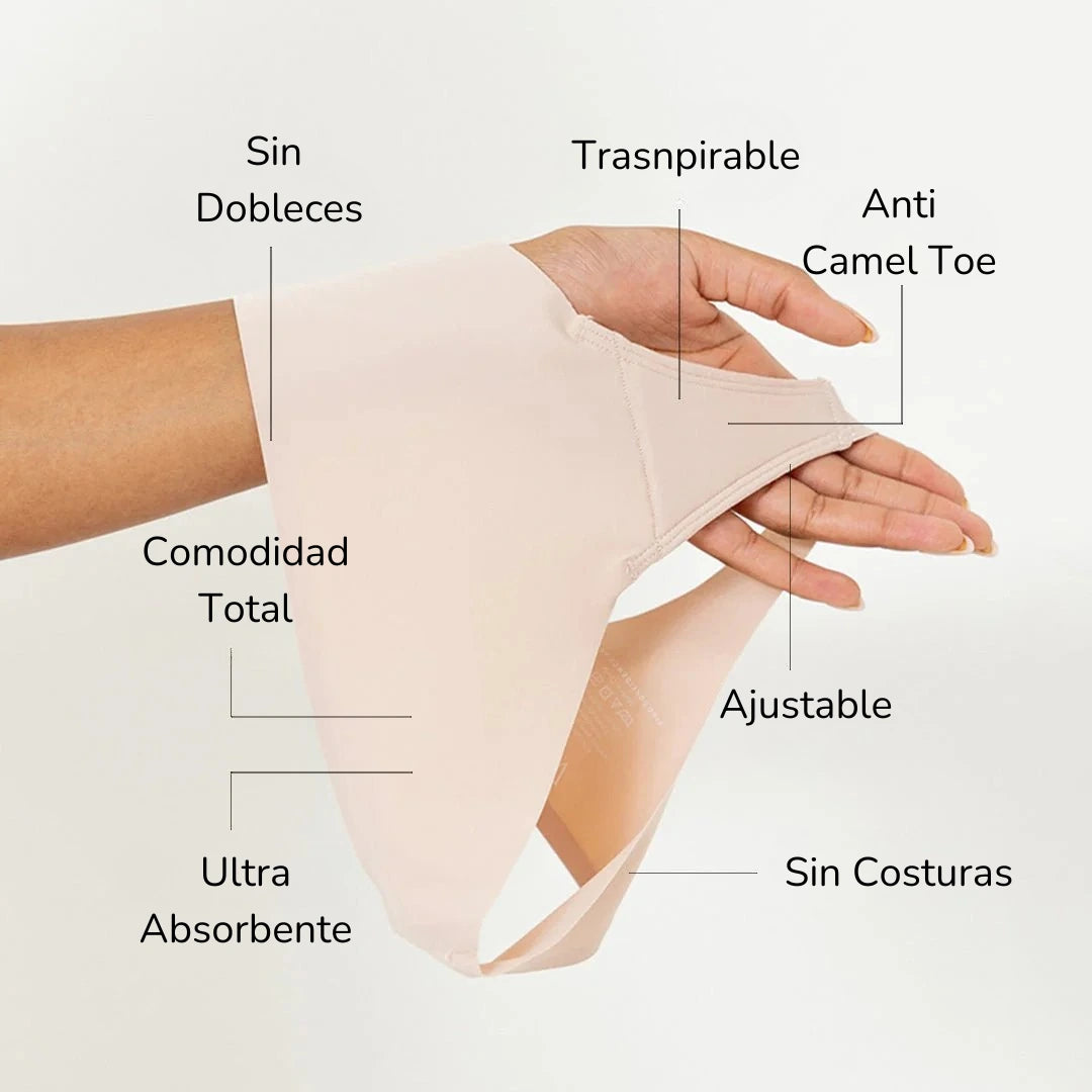 Tanga Anti-Camel Toe de Tiro Alto