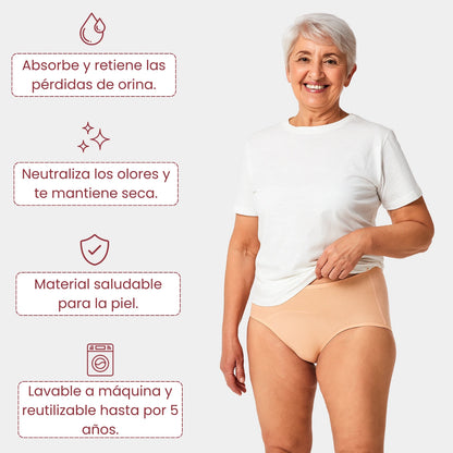 Ropa Interior Premium a Prueba de Fugas (Pack de 5)