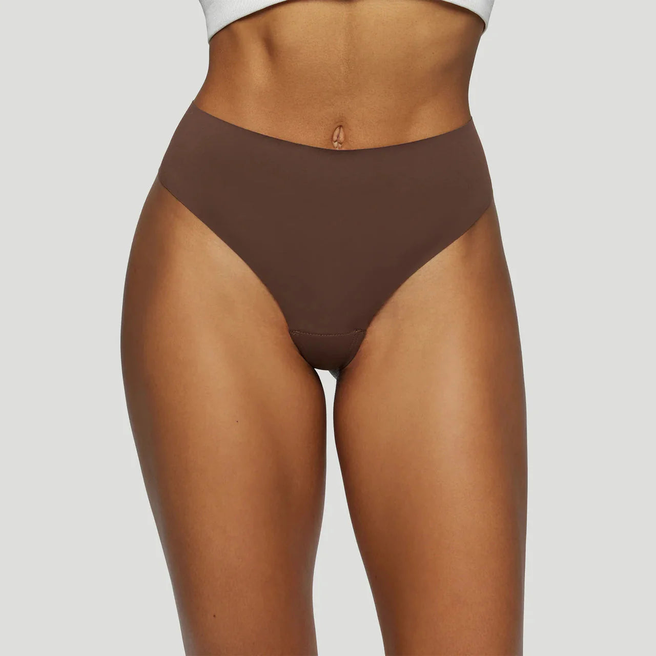 Tanga Anti-Camel Toe de Tiro Alto