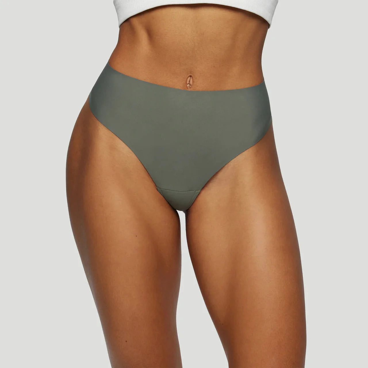 Tanga Anti-Camel Toe de Tiro Alto